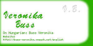 veronika buss business card